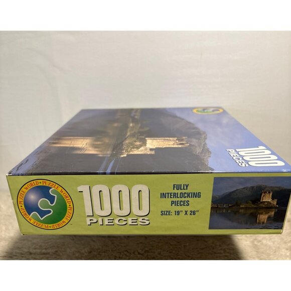 Puzzle World 1000 Pieces Castle Eilean Donan on Loch Dulch, Highlands Scotland - Picture 3 of 6
